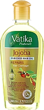 Düfte, Parfümerie und Kosmetik Regenerierendes Haaröl mit Jojoba für strapaziertes Haar - Dabur Vatika Jojoba Enriched Hair Oil Repairs Hair Damage