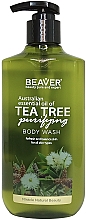 Düfte, Parfümerie und Kosmetik Duschgel mit australischem Teebaumöl - Beaver Professional Australian Tea Tree Body Wash