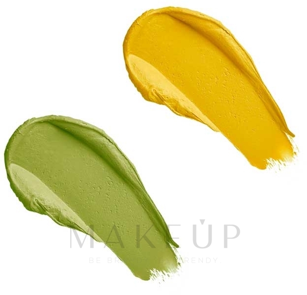 2in1 Concealer-Stick für das Gesicht - Makeup Revolution Colour Correct Stick Duo — Bild Green And Yellow