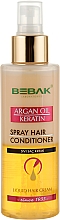 Düfte, Parfümerie und Kosmetik Zwei-Phasen-Conditioner-Spray für das Haar mit Argan und Keratin - Bebak Laboratories Argan&Keratin Oil
