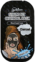 Düfte, Parfümerie und Kosmetik Gesichtsmaske mit Holzkohle - Purenskin Wash Off Sebum Out Charcoal Mask