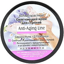 Düfte, Parfümerie und Kosmetik Weichmachende Anti-Aging Fußcreme mit Leinsamen und D-Panthenol - Belle Jardin Anti-Aging Cream