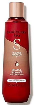 Duschöl Ruby Oud - Sanctuary Spa Sanctuary Shower Oil  — Bild N1