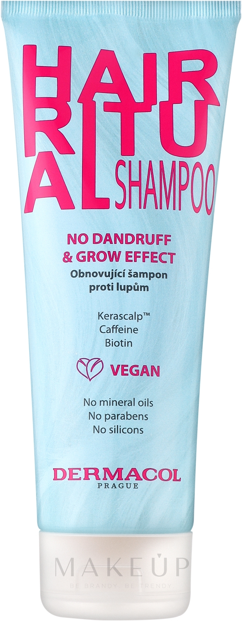 Anti-Shuppen Shampoo - Dermacol Hair Ritual No Dandruff & Grow Shampoo — Bild 250 ml