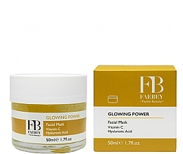 Düfte, Parfümerie und Kosmetik Feuchtigkeitsspendende Gel-Gesichtsmaske - Faebey Glowing Power Facial Mask