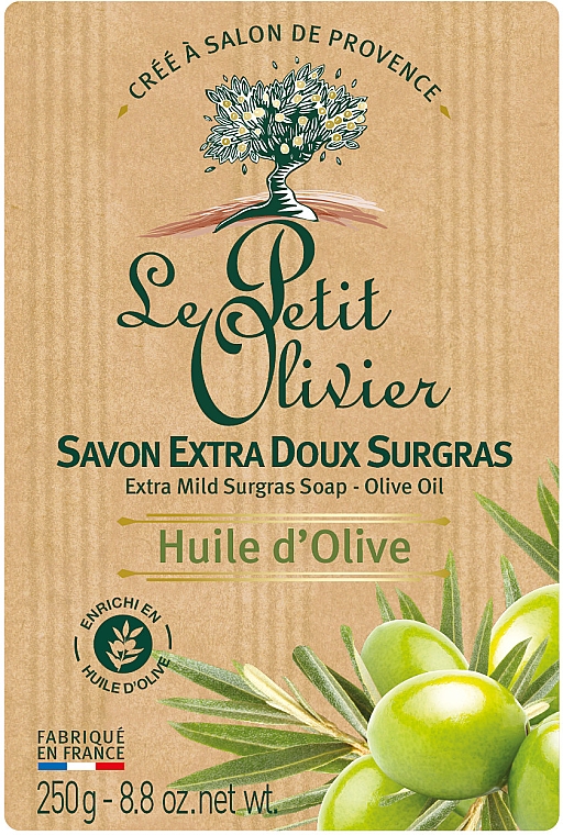 Naturseife mit Olivenöl - Le Petit Olivier Extra mild soap Olive oil — Bild N1