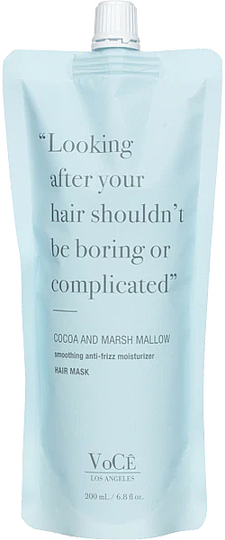 Glättende Haarmaske - VoCê Cocoa and Marsh Mallow Smoothing Anti-Frizz Hair Mask — Bild N1
