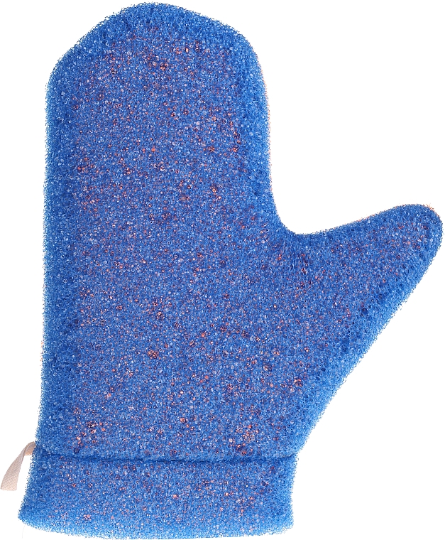 Massage-Handschuh Aqua 6021 blau-orange - Donegal Aqua Massage Glove — Bild N2