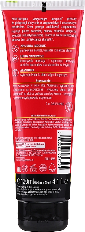 Creme-Kompresse für Füße und Fersen mit Harnstoff - Perfecta Total S.O.S. 20% Urea — Foto N2