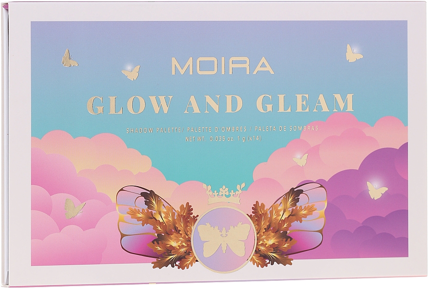 Lidschattenpalette - Moira Glow And Gleam Shadow Palette — Bild N4