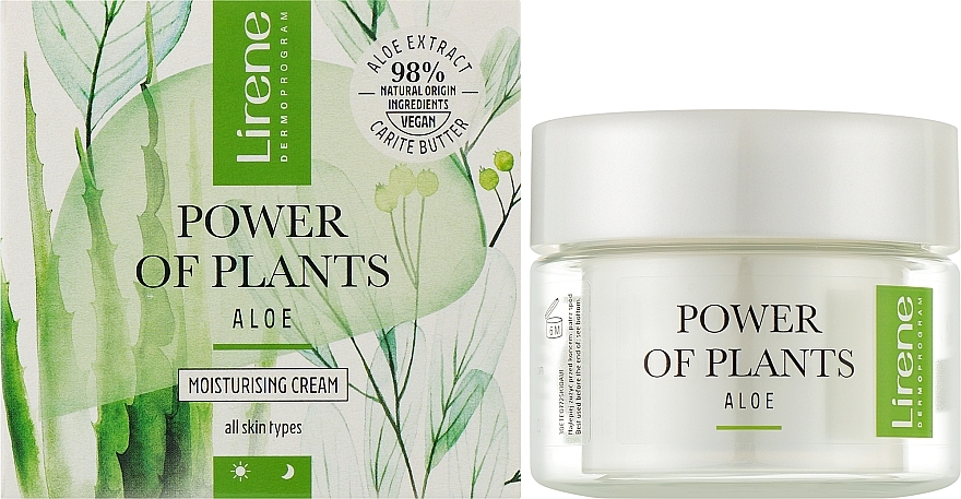 Gesichtscreme mit Aloe - Lirene Power Of Plants Aloes Cream — Bild N2