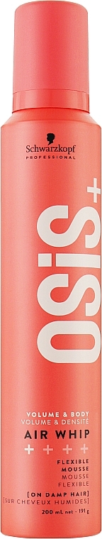 Styling-Mousse - Schwarzkopf Professional Osis+ Air Whip Flexible Mousse — Bild N1
