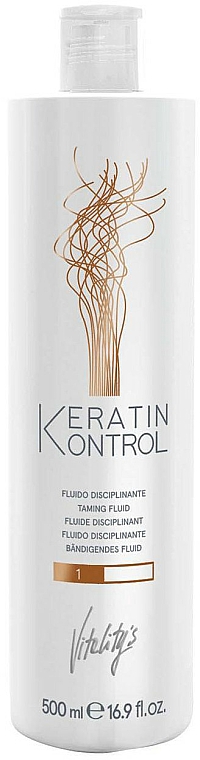 Bändigendes Fluid für normales bis dickes Haar mit Keratin №1 - Vitality's Keratin Kontrol Taming Fluid — Bild N1