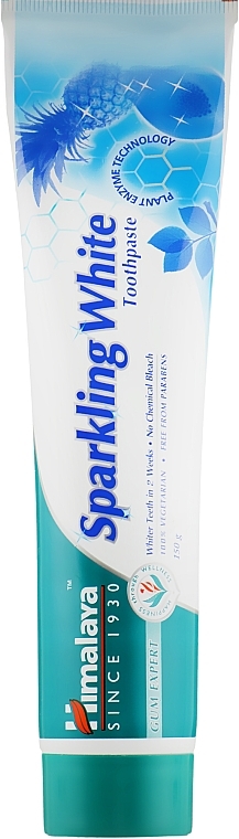 Kräuter-Zahnpasta für strahlend weiße Zähne Gum Expert Sparkly White - Himalaya Herbals Gum Expert Sparkly White — Bild N5