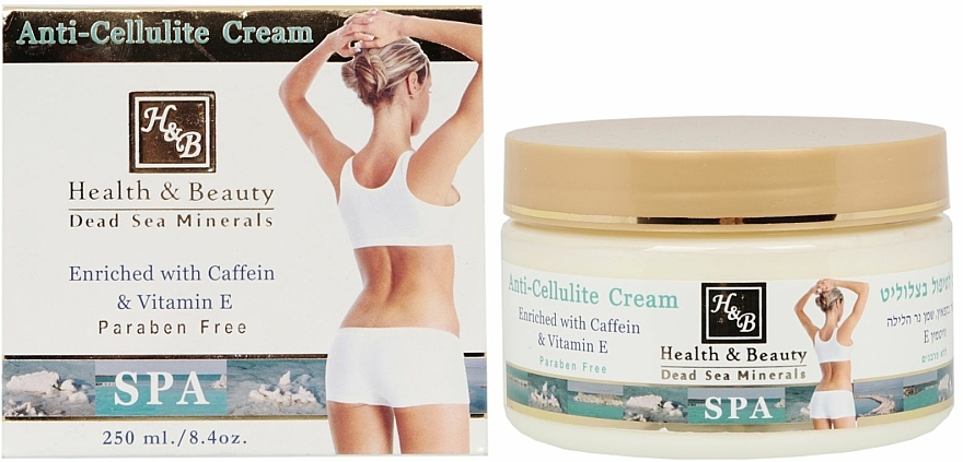 Anti-Cellulite Körpercreme mit Coffein und Vitamin E - Health And Beauty Anti-Cellulite Cream — Bild N1