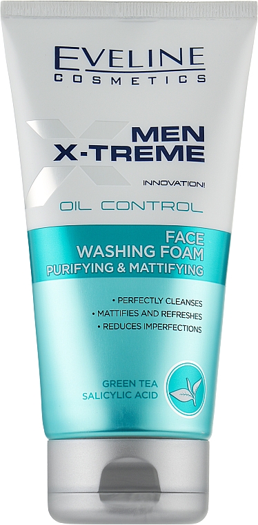 Reinigendes und mattierendes Gesichtswasser - Eveline Cosmetics Men X-Treme Innovation! Oil Control — Bild N1