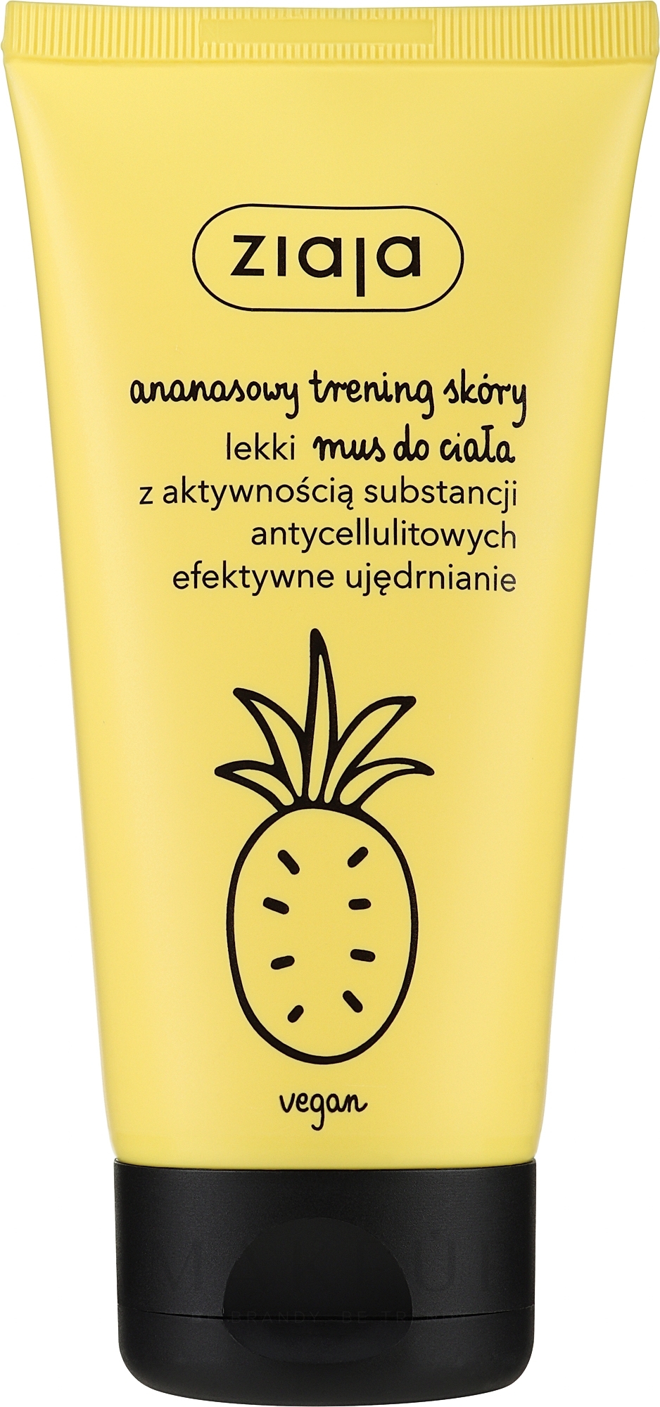 Straffende Körpermousse mit Ananas - Ziaja Pineapple Body Foam — Bild 160 ml