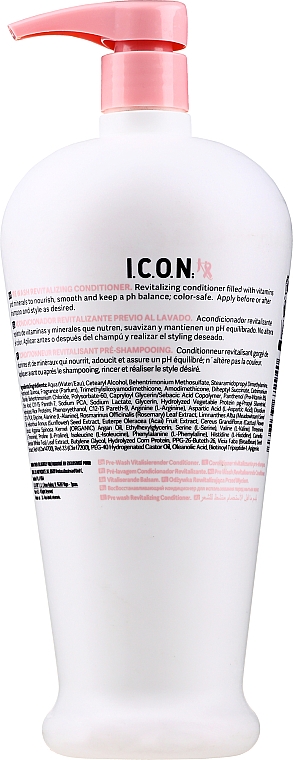Regenerierende Haarspülung - I.C.O.N. Cure by Chiara Revitalize Conditioner — Bild N4