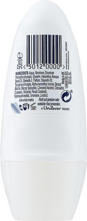 Deo Roll-on Antitranspirant - Dove Invisible dry 48H — Bild N5
