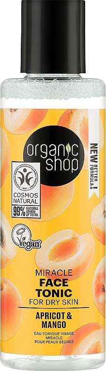 Gesichtstonikum Aprikose und Mango - Organic Shop Face Tonic — Bild N1