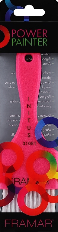 Haarfärbepinsel-Set schwarz und rosa - Framar Power Painter — Bild N1