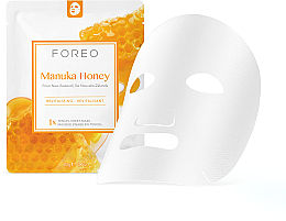 Revitalisierende Smart-Tuchmaske für das Gesicht mit Manuka-Honig - Foreo Manuka Honey Sheet Mask — Bild N1