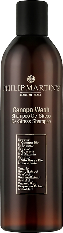 Anti-Stress-Shampoo für das Haar - Philip Martin's Canapa Wash De-Stress Shampoo — Bild N1