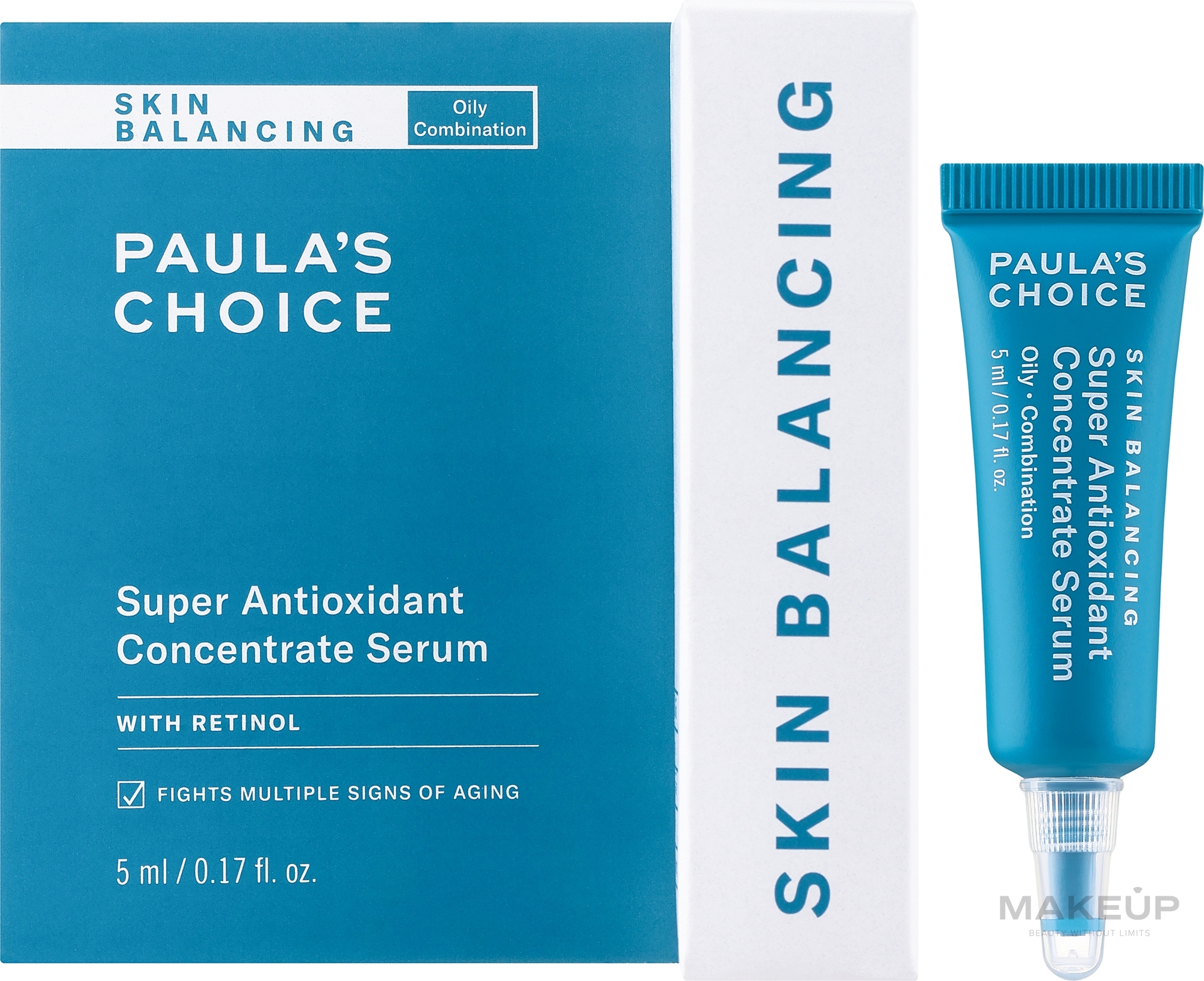 Paula's Choice Skin Balancing Super Antioxidant Concentrate Serum Travel Size  - Antioxidatives Gesichtsserum gegen Mitesser — Bild 5 ml