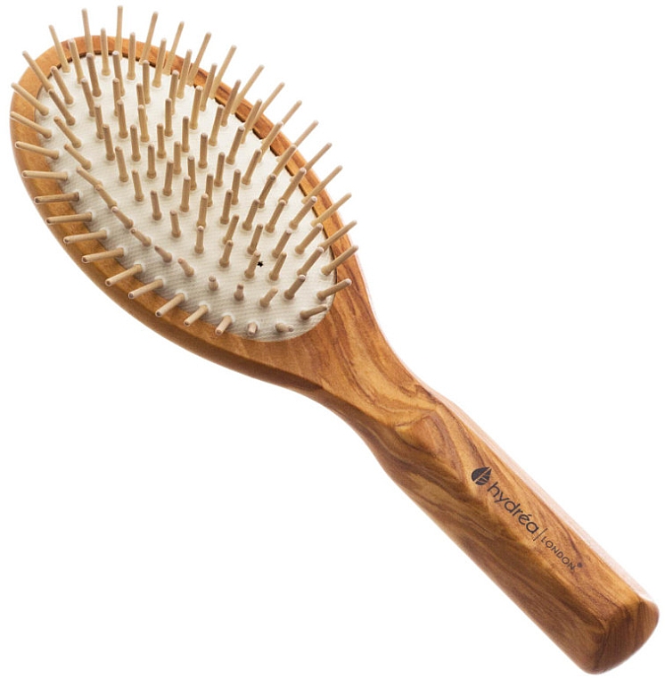 Antistatische Haarbürste aus Olivenholz - Hydrea London Olive Wood Anti-Static Hair Brush — Bild N1