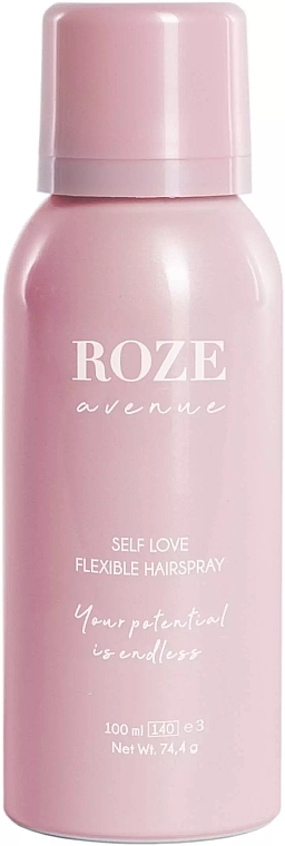 Haarspray mit elastischem Halt - Roze Avenue Self Love Flexible Hairspray Travel Size — Bild N1