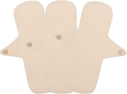 Tägliche Damenbinden Normal 3 St. beige - Ecotim For Girls — Bild N3