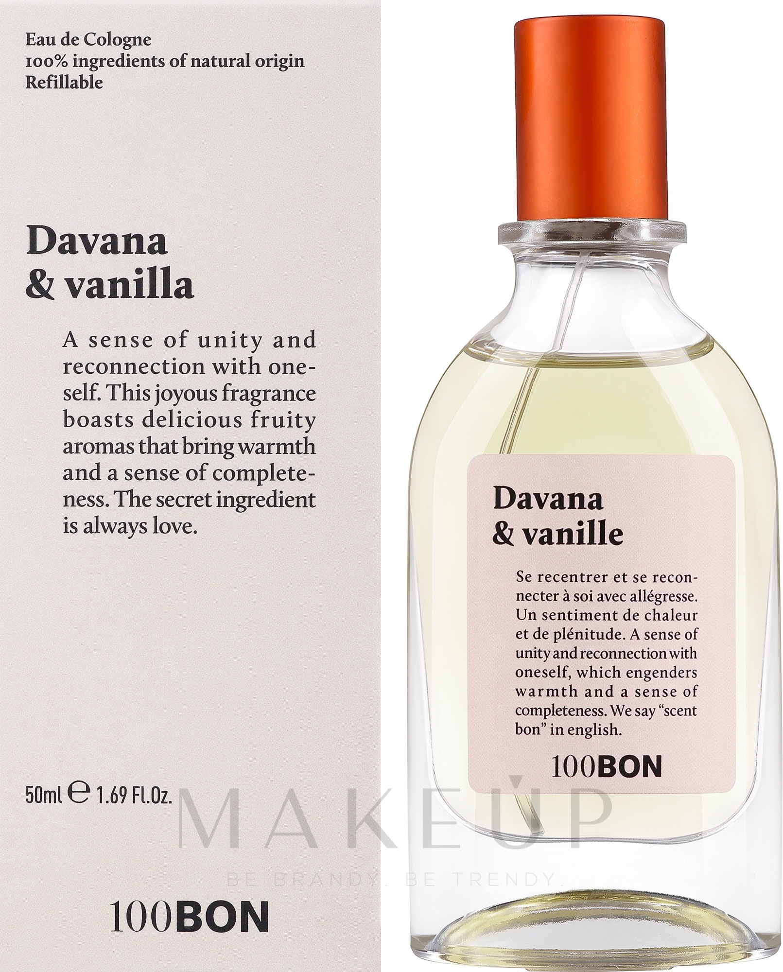 100BON Davana & Vanille Bourbon - Eau de Parfum — Bild 50 ml