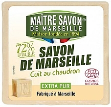 Marseiller Seife - Maitre Savon De Marseille Savon De Marseille Ecocert Extra Pur Soap Bar — Bild N1