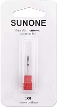 Nagelfräser DS1 Kegelstumpf rot - Sunone Diamond Nail Drill — Bild N2