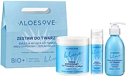 Pflegeset für das Gesicht - Aloesove Blue (clean/emulsion/190ml + b/f/cr/250ml + f/ser/30ml) — Bild N1