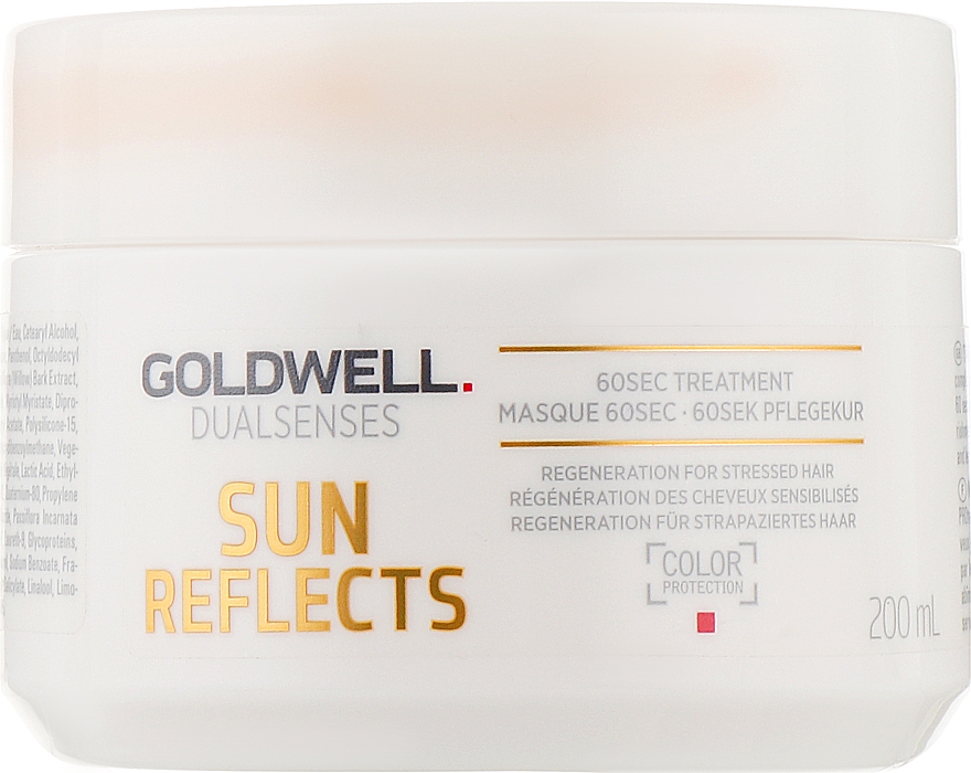 Intensive 60 Sekunden-Haarmaske für sonnenstrapaziertes Haar mit Passionsfrucht - Goldwell DualSenses Sun Reflects 60sec Treatment — Bild N3