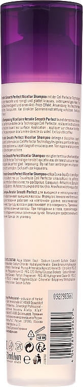 Glättendes Shampoo für widerspenstiges Haar - Schwarzkopf Professional Bonacure Keratin Smooth Perfect Micellar Shampoo — Bild N2