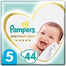 Düfte, Parfümerie und Kosmetik Windeln Premium Care Größe 5 (Junior) 11-16 kg 44 St. - Pampers