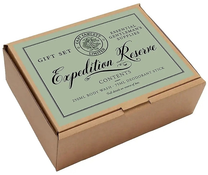 Captain Fawcett Expedition Reserve Gift Set (Duschgel 250ml + Deostick 75g)  - Set — Bild N3