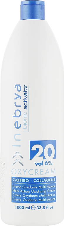 Creme-Oxydant Saphir-Kollagen 20 Vol 6 % - Inebrya Bionic Activator Oxycream 20 Vol 6% — Bild N1