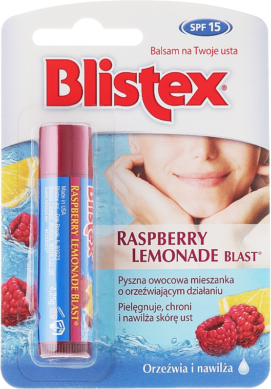Lippenbalsam "Himbeer-Limonade" - Blistex Raspberry Lemonade Blast Lip Balm SPF 15
