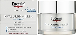 Anti-Falten Tagescreme für trockene und empfindliche Haut mit Hyaluronsäure - Eucerin Hyaluron-Filler Day Cream For Dry Skin — Bild N2