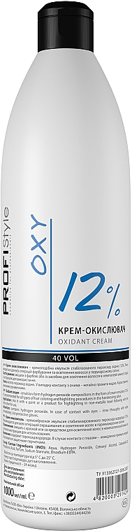 Oxidationscreme 12% - Profi style — Bild N1