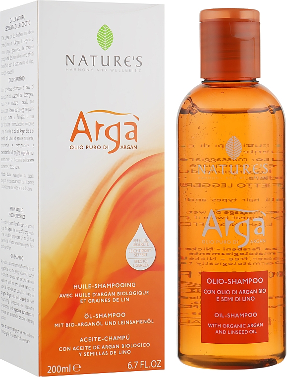 Haarshampoo für den häufigen Gebrauch mit Arganöl - Nature's Arga Oil-Shampoo — Bild N1