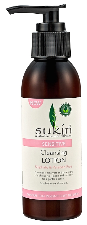 Gesichtsreinigungslotion - Sukin Sensitive Cleansing Lotion — Bild N1