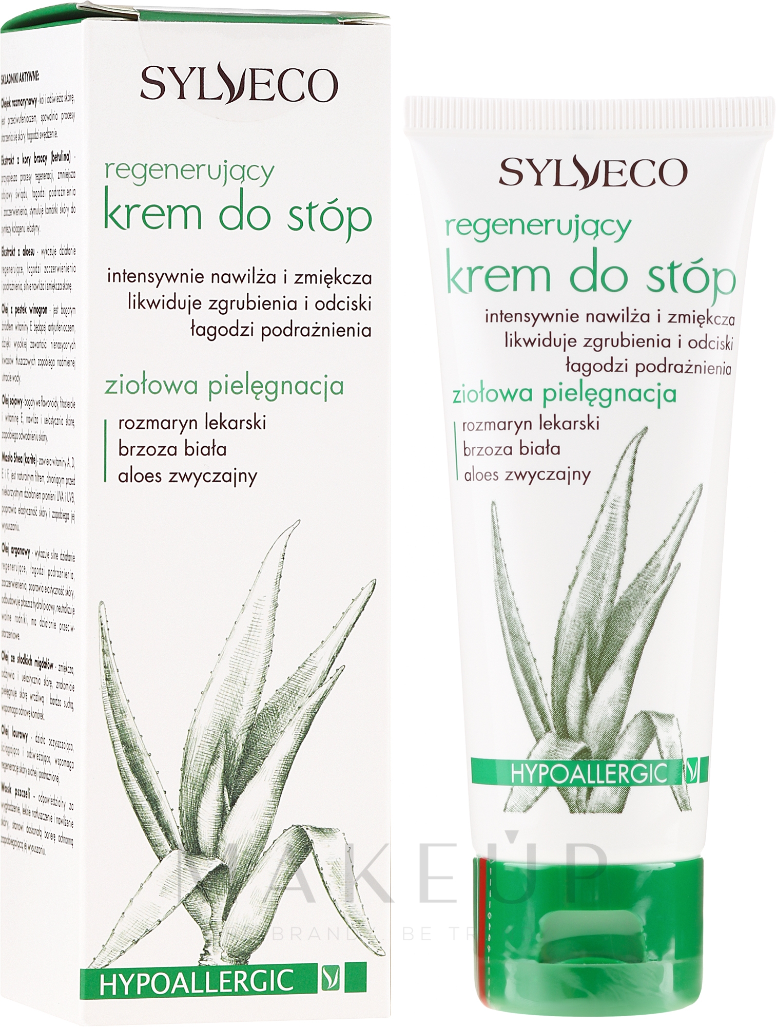 Regenerierende Fußcreme mit weißer Birke, Rosmarin und Aloe Vera - Sylveco Regenerating Foot Cream — Bild 75 ml