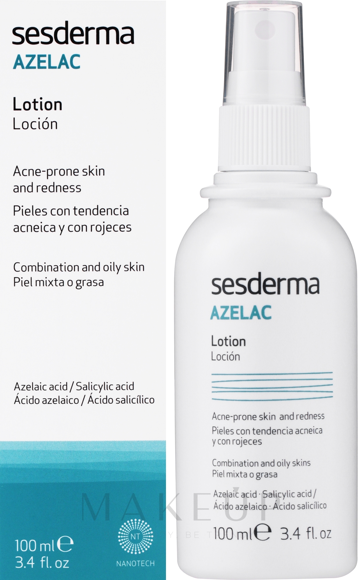 Lotion für Gesicht, Körper und Haare - SesDerma Laboratories Azelac Lotion — Bild 100 ml