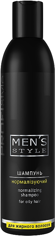 Shampoo für fettiges Haar - Profi Style Men's Style Normalizing Shampoo — Bild N1