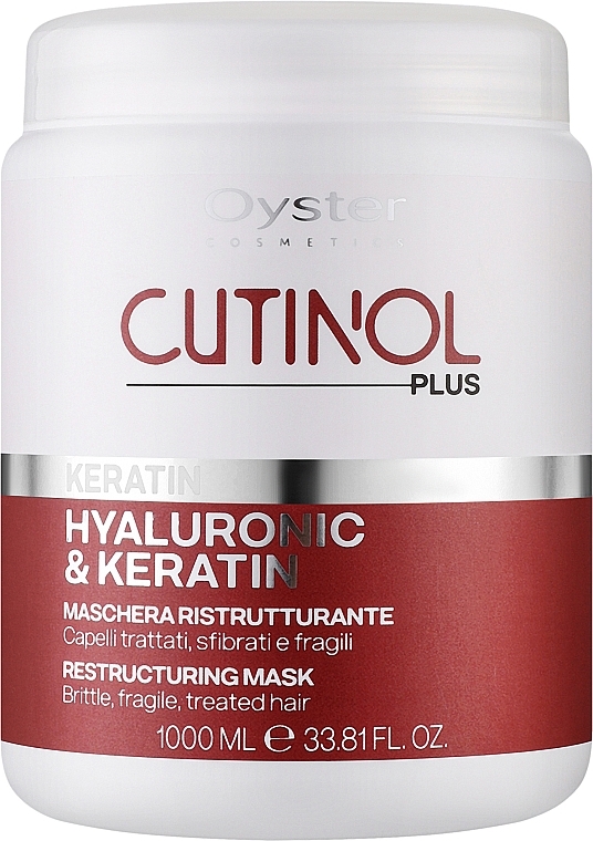 Maske für sprödes und schwaches Haar - Oyster Cutinol Plus Keratin Restructuring Mask — Bild N2