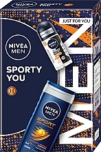 Körperpflegeset - NIVEA MEN Sporty You (Deo Roll-on 50ml + Duschgel 250ml) — Bild N1